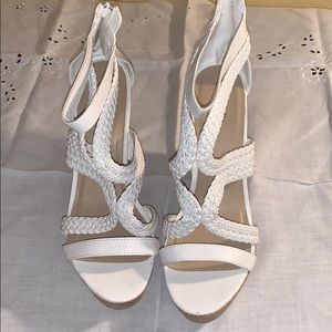 NWT Charlotte Russe Braided Platform Sandals